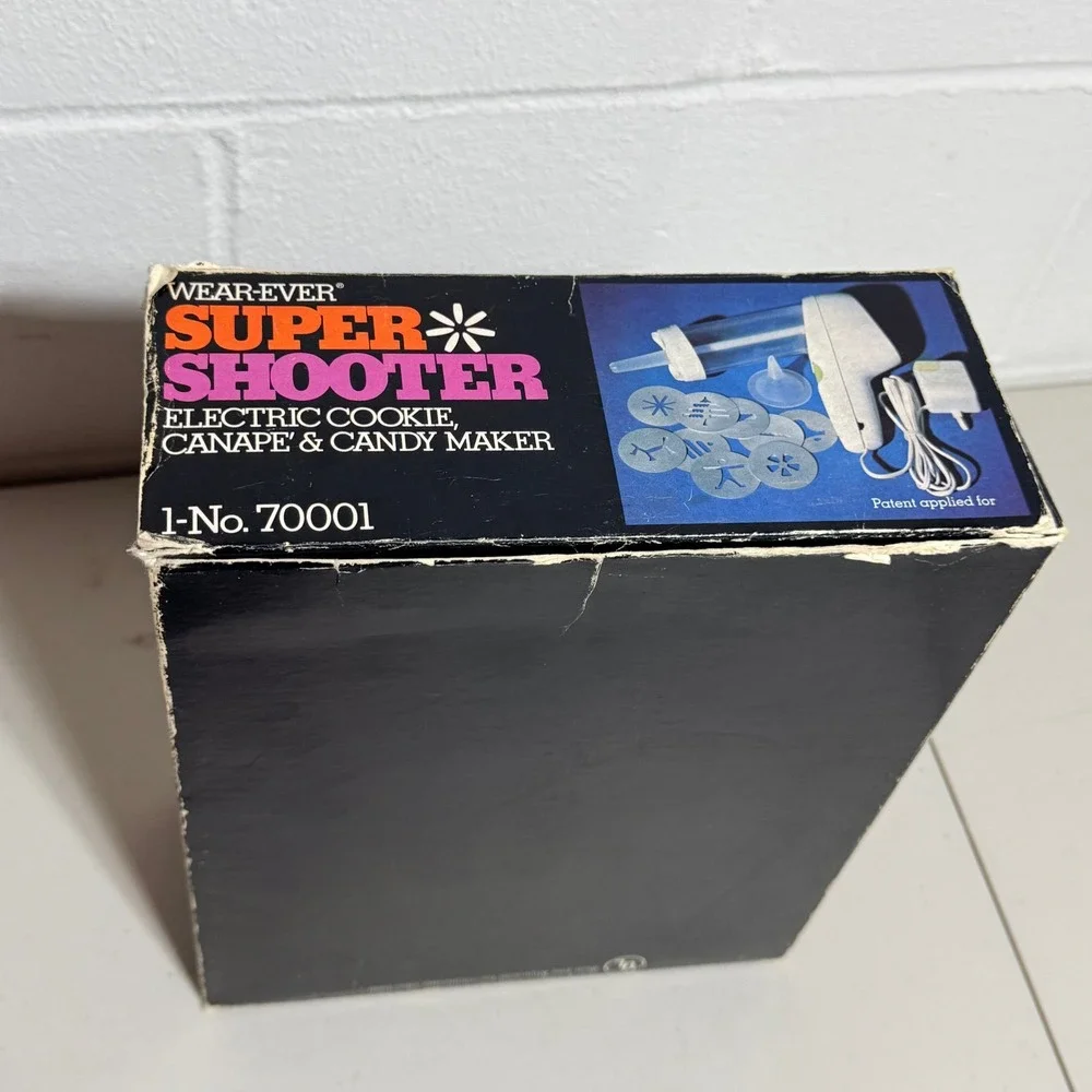 Vintage Wear-Ever Super Shooter‎ Electric Cookie Press Canape Candy Maker 70001